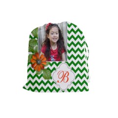 Drawstring Pouch (L): Chevron Green - Drawstring Pouch (Large) Drawstring Pouch (L): Chevron Green - Drawstring Pouch (Large)
