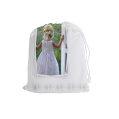 Pretty in Pink Drawstring Pouch (large) Pretty in Pink Drawstring Pouch (large)