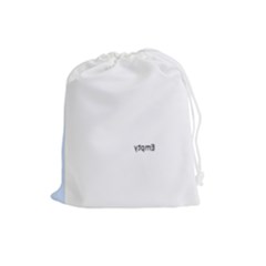 Pink Floral Drawstring Pouch (large)