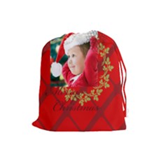 xmas - Drawstring Pouch (Large) xmas - Drawstring Pouch (Large)