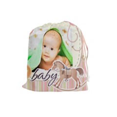 baby - Drawstring Pouch (Large) baby - Drawstring Pouch (Large)
