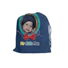 Drawstring Pouch (L): Little Man 2 - Drawstring Pouch (Large) Drawstring Pouch (L): Little Man 2 - Drawstring Pouch (Large)