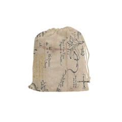 THROR s Map draw bag  - Drawstring Pouch (Medium)