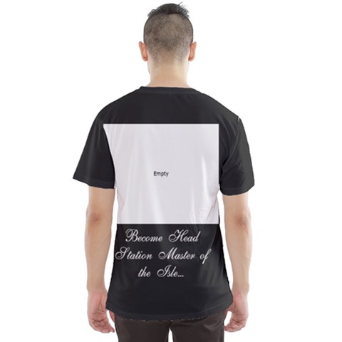 Men s Sport Mesh T-Shirt Back
