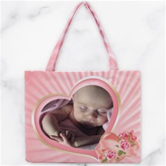 Pink Heart Full Tiny Tote - Mini Tote Bag
