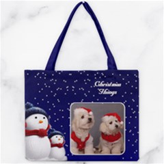 Christmas Things 3 Full Tiny Tote - Mini Tote Bag
