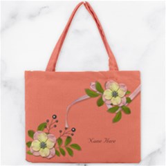 Tiny Tote Bag : Big Flowers - Mini Tote Bag