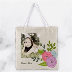 Grocery Tote Bag : Ranunculus Flowers