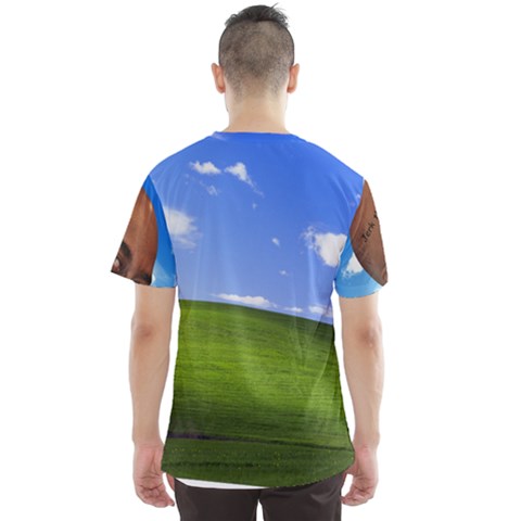 Men s Sport Mesh T-Shirt Back