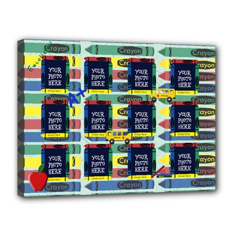 Crayons Canvas 16x12 - Canvas 16  x 12  (Stretched)