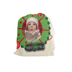 xmas - Drawstring Pouch (Large) xmas - Drawstring Pouch (Large)