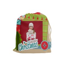 xmas - Drawstring Pouch (Large) xmas - Drawstring Pouch (Large)