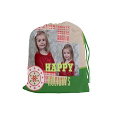 xmas - Drawstring Pouch (Large) xmas - Drawstring Pouch (Large)