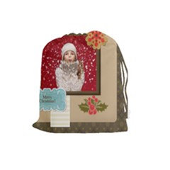 xmas - Drawstring Pouch (Large)