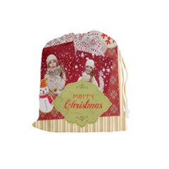 xmas - Drawstring Pouch (Large) xmas - Drawstring Pouch (Large)