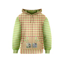 Check Kids Zipper Hoodie