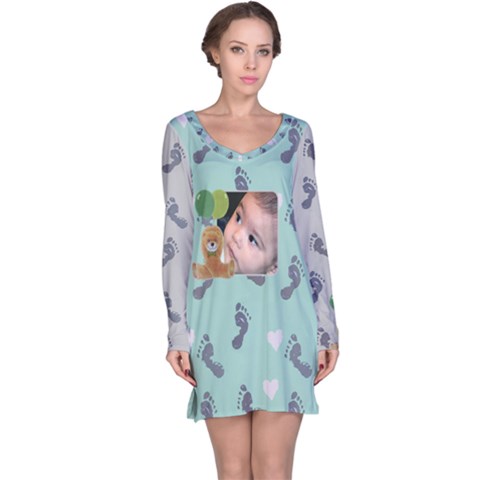 Long Sleeve Nightdress 