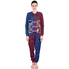 Red And Blue One Piece Jumpsuit (ladies)