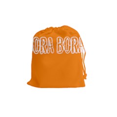 boraboraorange - Drawstring Pouch (Medium)