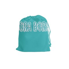 boraborablue - Drawstring Pouch (Medium)