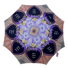 Purple Bleeding Heart Hook Handle Umbella Small