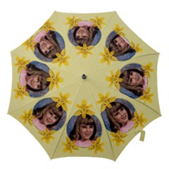 Yellow Lilies Hook Handle Umbrella Large