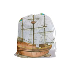 The Keyflower Large Pouch - Drawstring Pouch (Large)