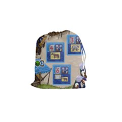 Village customer tiles  - Drawstring Pouch (Small)