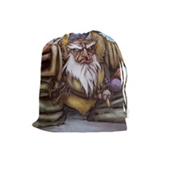 quarriors-blue - Drawstring Pouch (Large)
