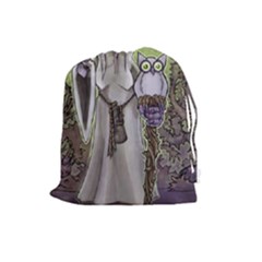 quarriors-black - Drawstring Pouch (Large)