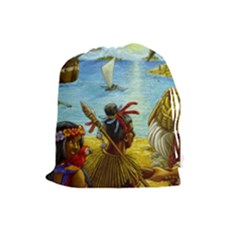 Carcassonne South Seas - Drawstring Pouch (Large)