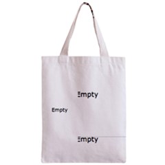 Purple Poppy Zipper Classic Tote Bag