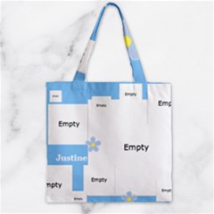Daisy Zipper Grocery Tote Bag