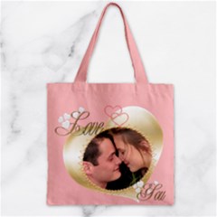 Our Heart  Zipper Grocery Tote Bag