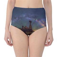 milkyway over arizona - Classic High-Waist Bikini Bottoms