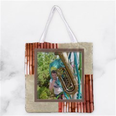 Coral Bamboo Shopper Tote - Grocery Tote Bag