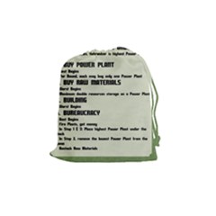 Power Grid Bags (M) - Black - Drawstring Pouch (Medium)
