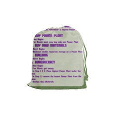 Power Grid Bags (M) - Purple - Drawstring Pouch (Medium)