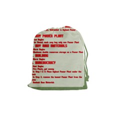 Power Grid Bags (M) - Red - Drawstring Pouch (Medium)