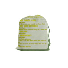 Power Grid Bags (M) - Yellow - Drawstring Pouch (Medium)
