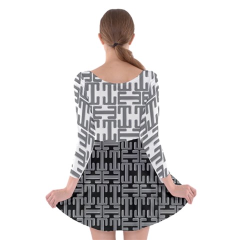 Long Sleeve Skater Dress 