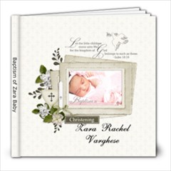 Zara Baptism - 8x8 Photo Book (20 pages)