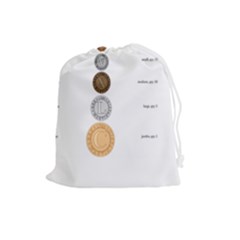 Doubloon Coin Bag - Drawstring Pouch (Large)