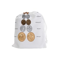 Roman Coin Bag - Drawstring Pouch (Large)