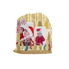 xmas - Drawstring Pouch (Large) xmas - Drawstring Pouch (Large)