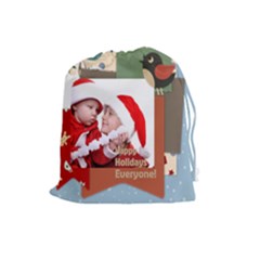 xmas - Drawstring Pouch (Large) xmas - Drawstring Pouch (Large)
