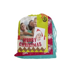 xmas - Drawstring Pouch (Large)