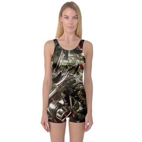 One Piece Boyleg Swimsuit 