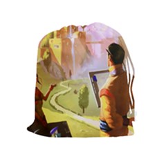 Ginkopolis Variant  - Drawstring Pouch (XL)