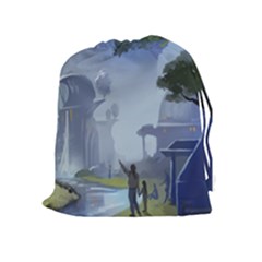 Ginkgopolis - Drawstring Pouch (XL)
